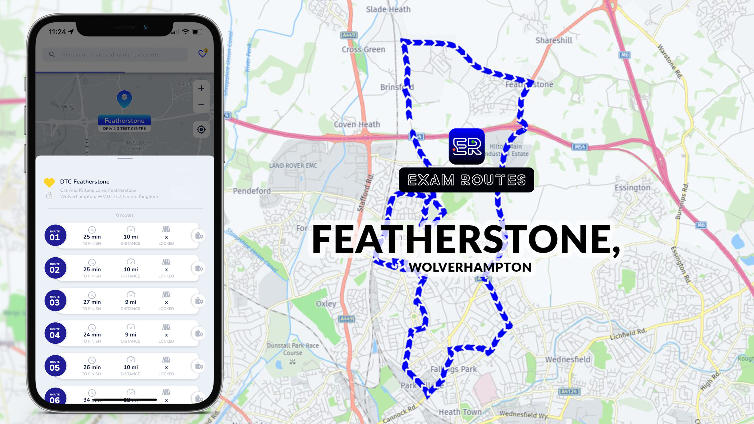 DVSA Featherstone, Wolverhampton – Practising DVSA test routes for ...