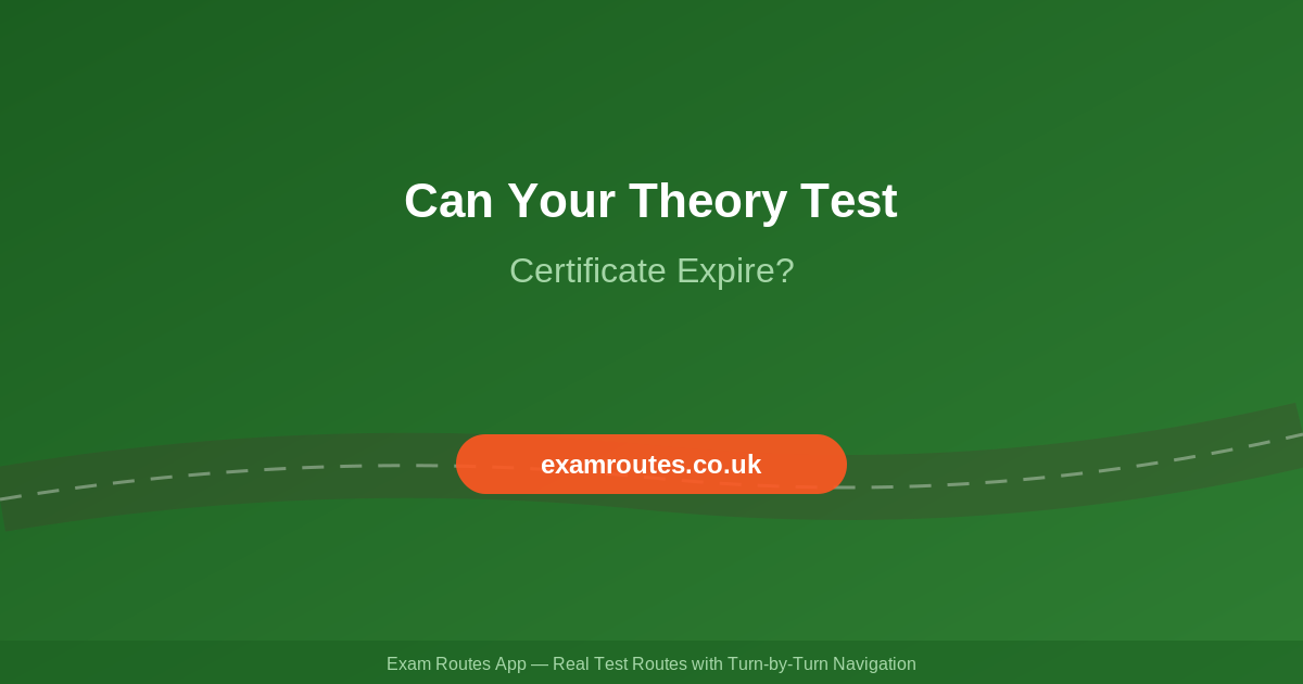 Can Your Theory Test Certificate Expire? What You Need to Know (2026)