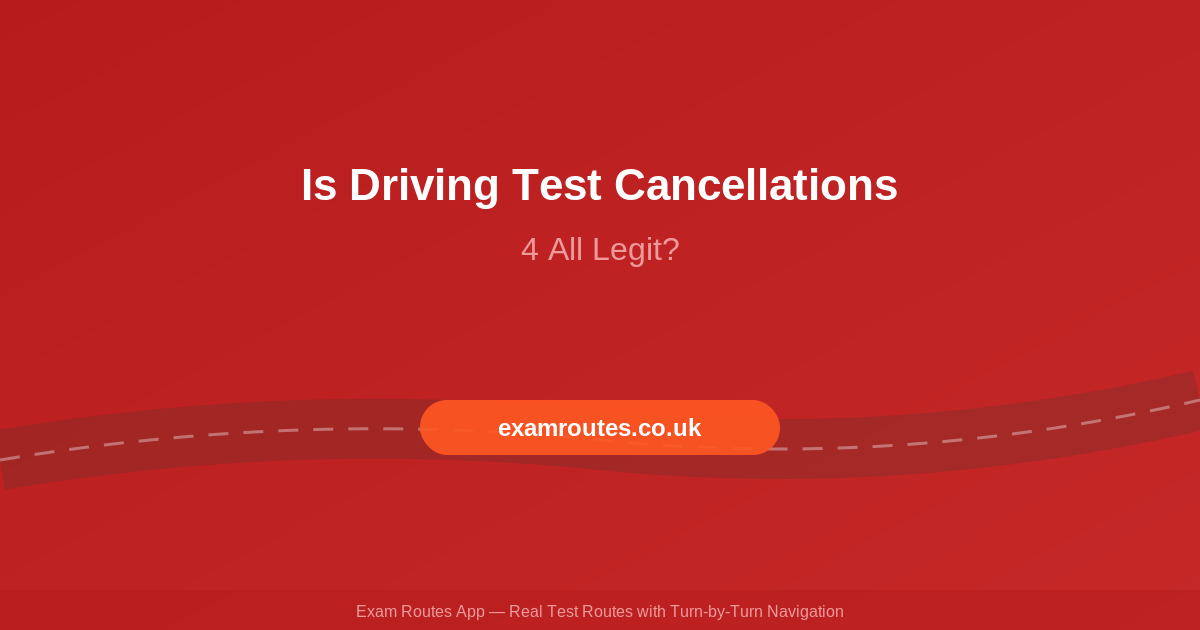 Is Driving Test Cancellations 4 All Legit? What Learners Should Know (2026)