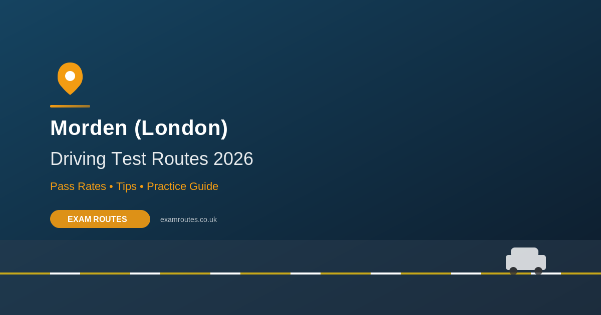 Morden Driving Test 2026: Beat the A24 & Pass First Time