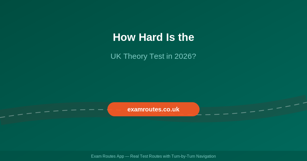 How Hard Is the Theory Test in the UK? Honest Answer for 2026