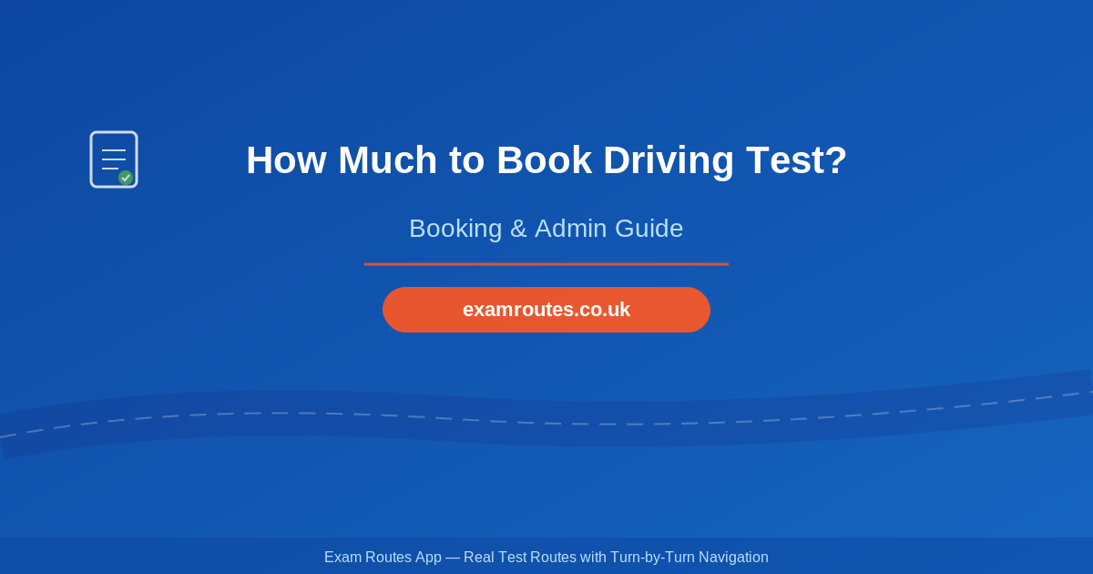 How Much to Book Driving Test?