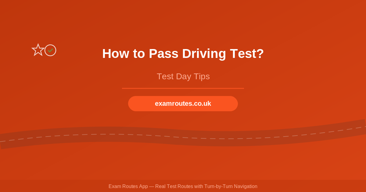 How to Pass Driving Test?
