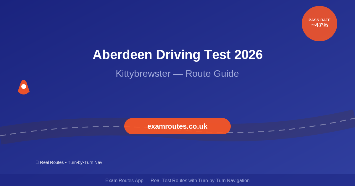 Aberdeen Driving Test 2026: The Complete Route Guide to Passing at Kittybrewster