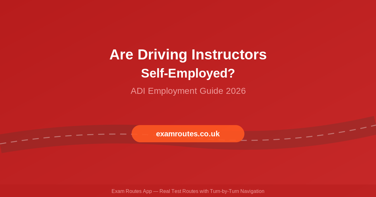 Are Driving Instructors Self-Employed? Everything You Need to Know in 2026