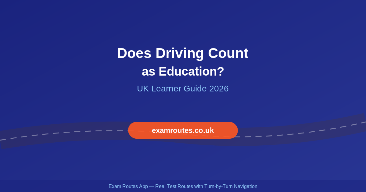 Does Driving Lessons Count as Education? What Learners Need to Know in 2026