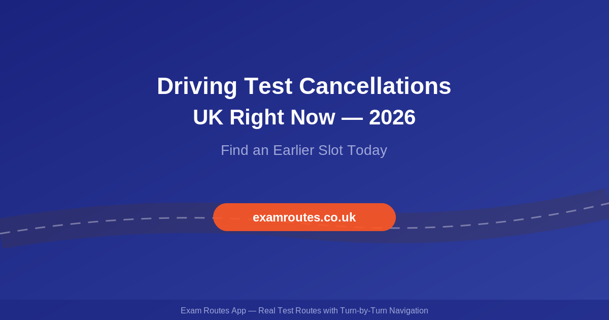 Driving Test Cancellations UK Right Now: How to Find One Today (2026)