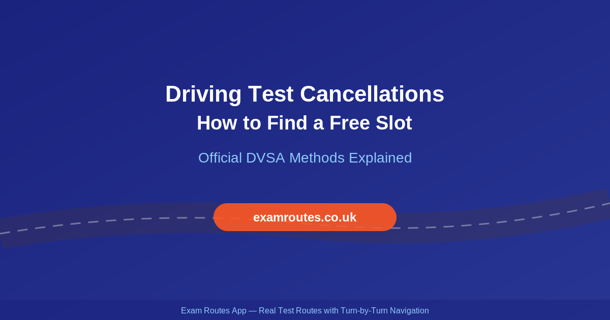 Driving Test Cancellations Free: How to Find an Earlier Slot Without Paying