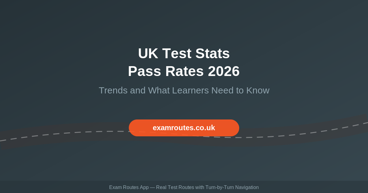 UK Driving Test Statistics and Pass Rates 2026: What Learners Need to Know