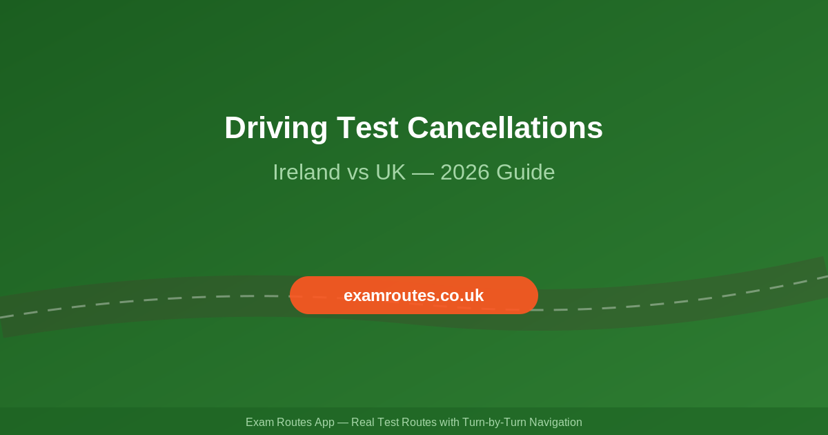 Driving Test Cancellations Ireland 2026: UK vs Irish System Explained