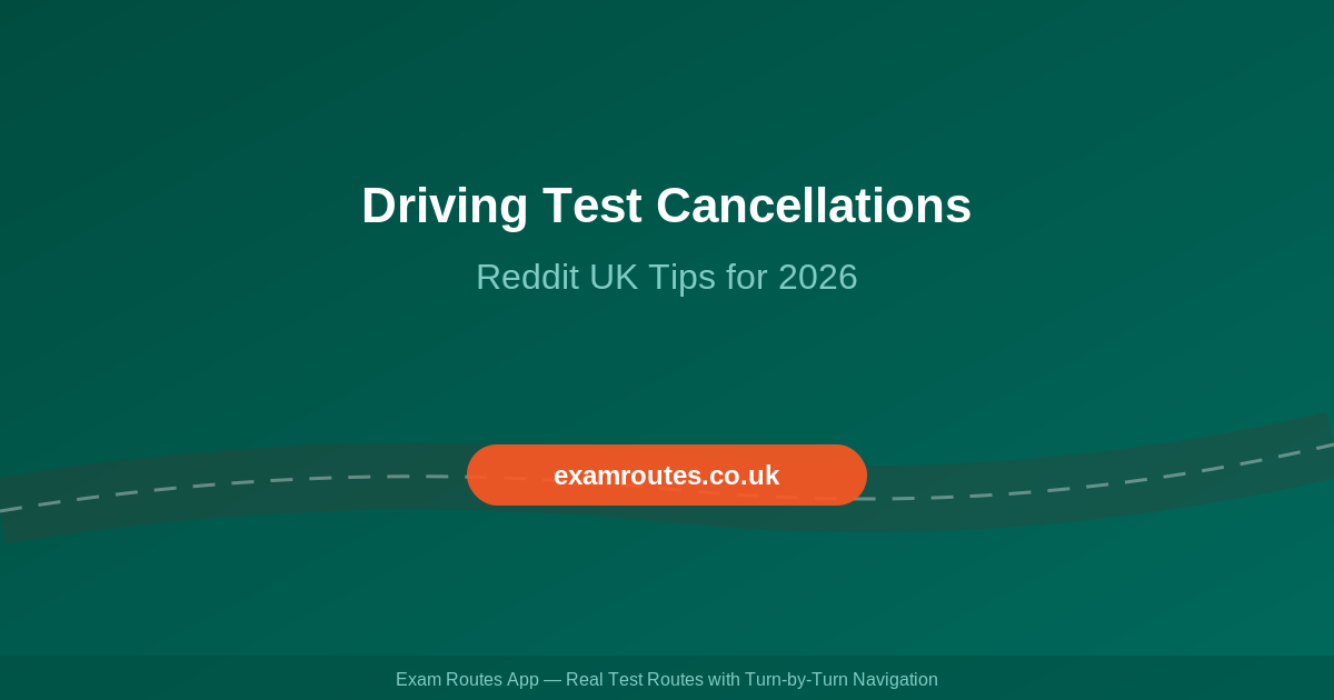 Reddit’s Best Tips for UK Driving Test Cancellations in 2026