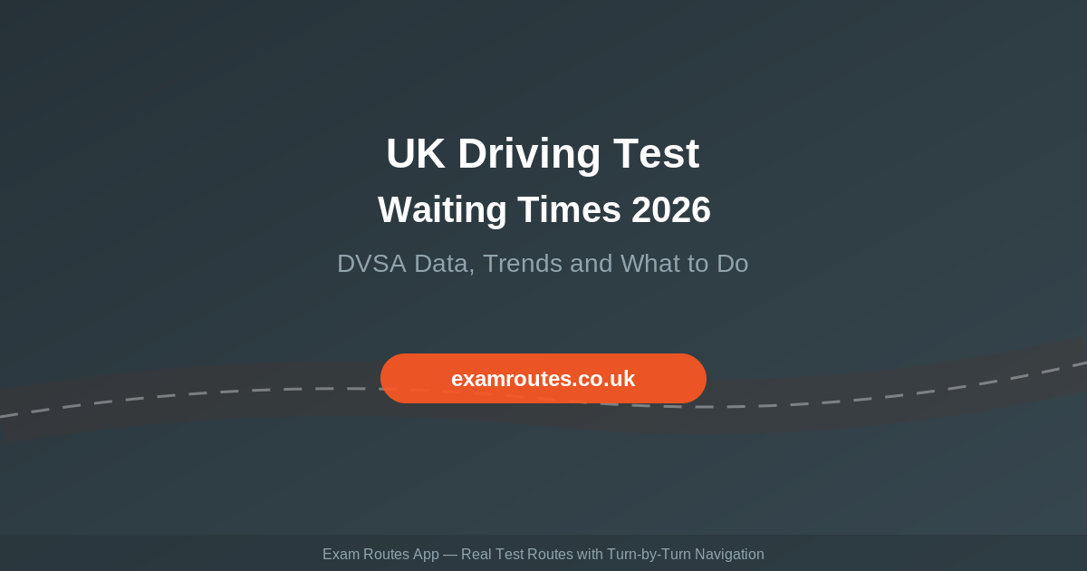 UK Driving Test Waiting Times in 2026: DVSA Data, Trends & What Learners Can Do