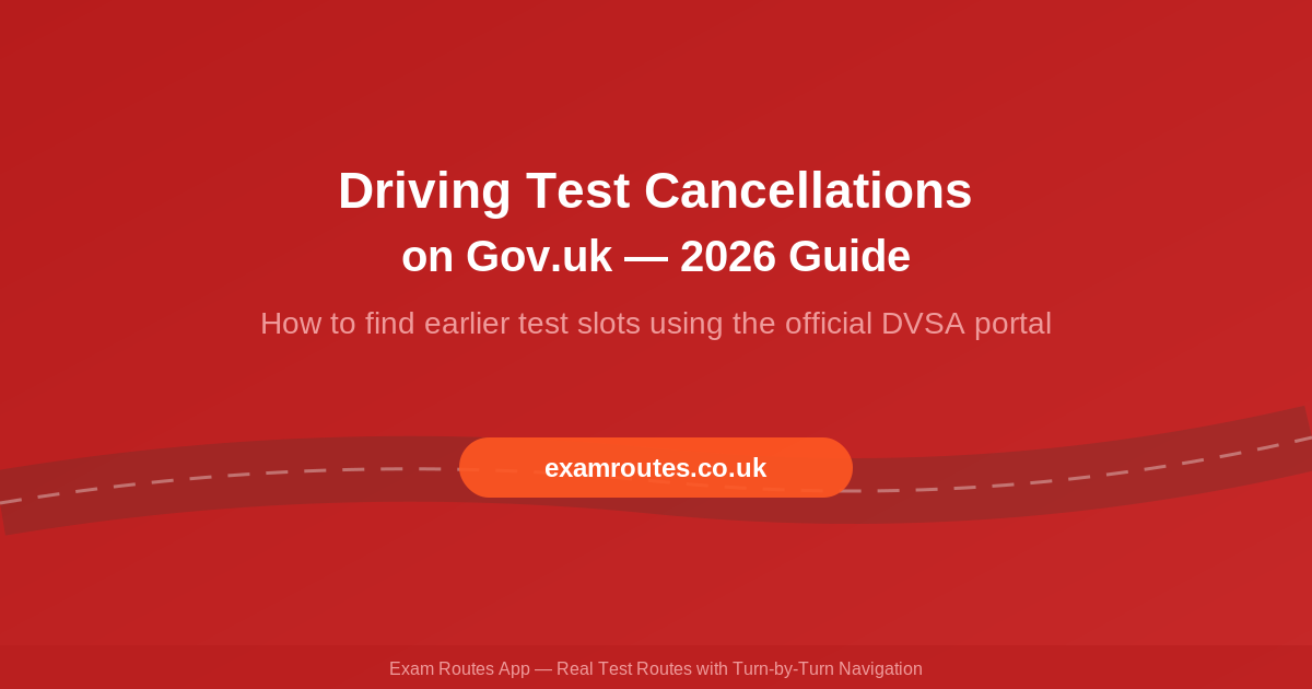 How to Find Driving Test Cancellations on Gov.uk in 2026