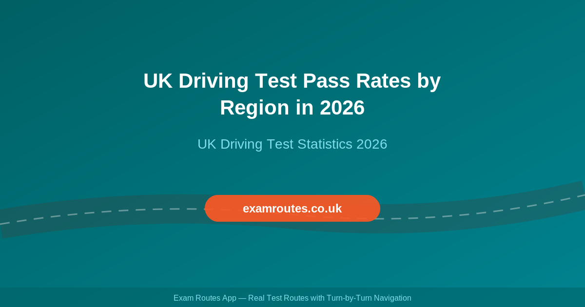 UK Driving Test Pass Rates by Region in 2026: Where Is It Easiest and Hardest to Pass?