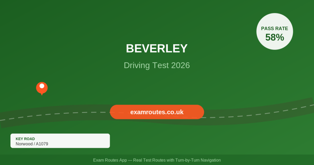 Beverley Driving Test 2026: The Complete Route Guide to Passing in East Yorkshire