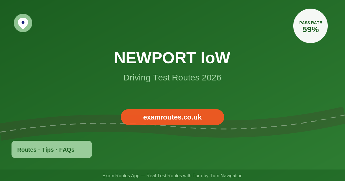 Newport (Isle of Wight) Driving Test 2026: The Complete Route Guide to Passing at Coppins Bridge