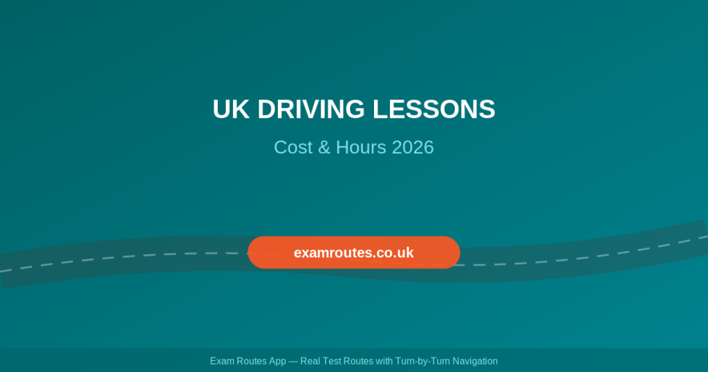 How Much Do Driving Lessons Cost in the UK in 2026? Average Prices, Hours Required and How to Save