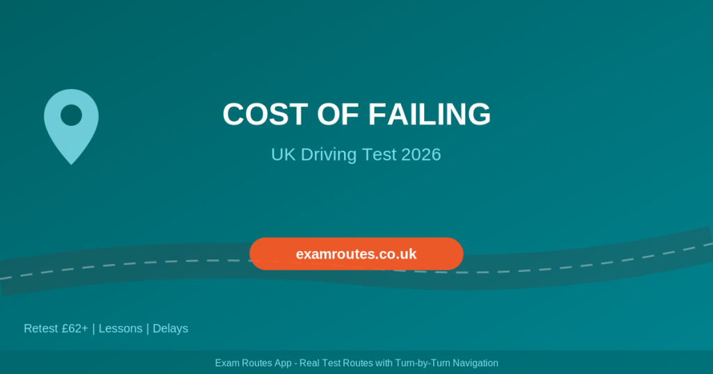 The Cost of Failing Your Driving Test in the UK 2026: What Retests, Lessons and Delays Really Add Up To