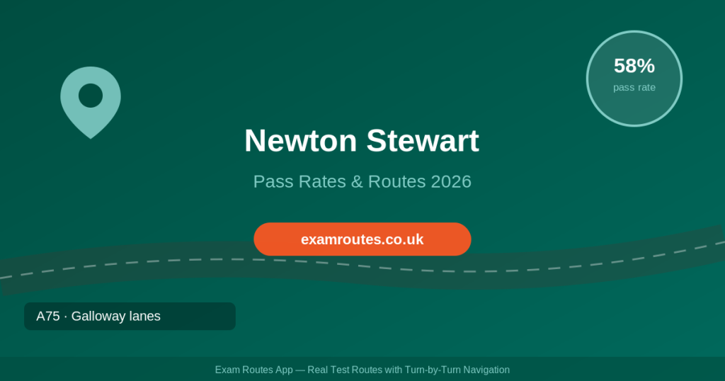 Newton Stewart Driving Test 2026: Pass Rates Revealed – Plus the Routes You Need to Know