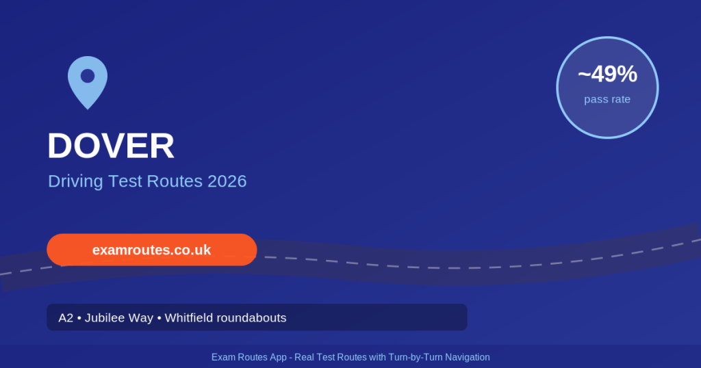 Dover Driving Test 2026: Tricky Spots, Route Maps & How to Prepare