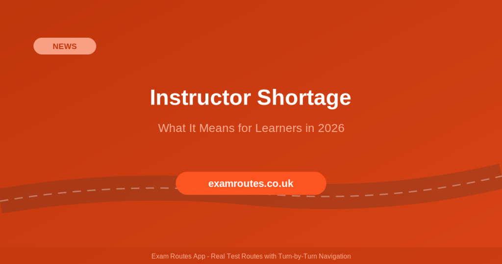 The Driving Instructor Shortage in 2026: How It's Affecting Learners and Test Availability