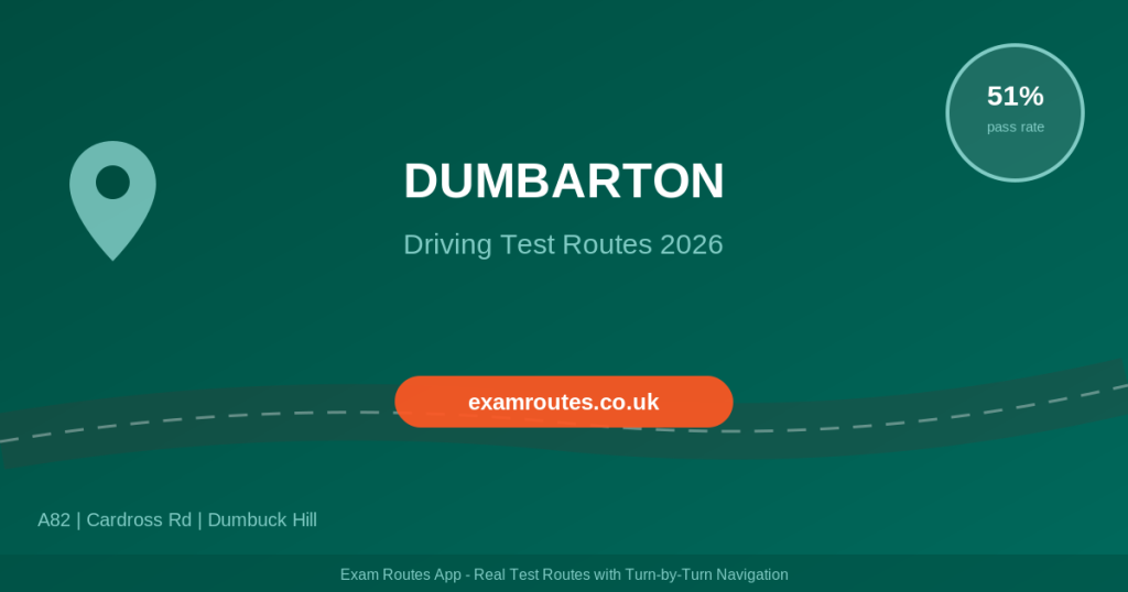 Dumbarton Driving Test 2026: Routes, Tricky Spots & How to Pass