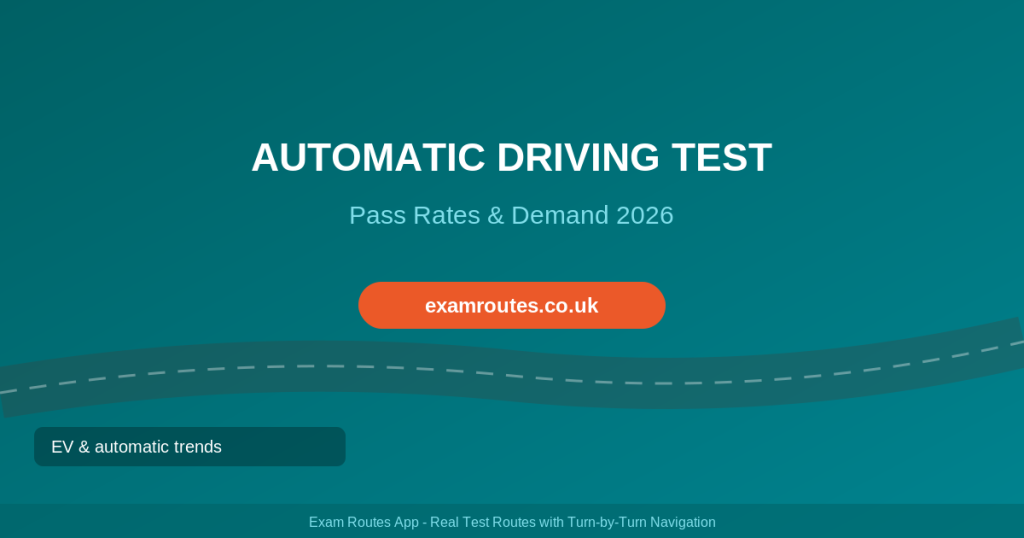 Automatic Driving Test in the UK 2026: Pass Rates, Rising Demand and What It Means for Learners