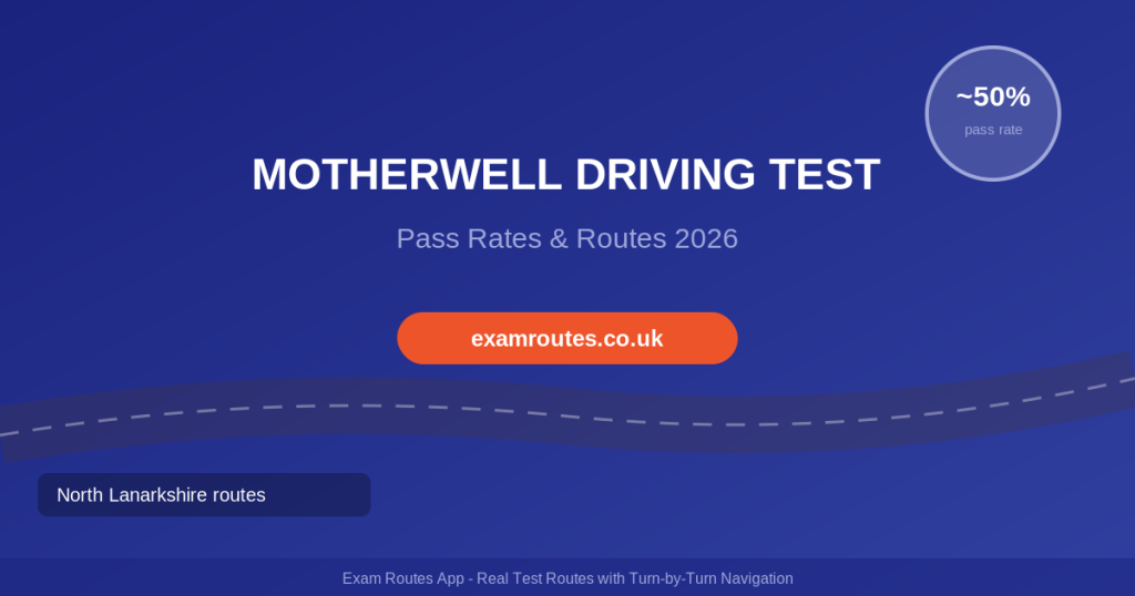 Motherwell Driving Test 2026: Pass Rates Revealed - Plus the Routes You Need to Know