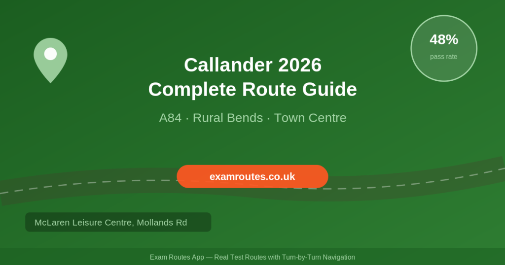 Callander 2026: The Complete Route Guide to Passing Your Driving Test