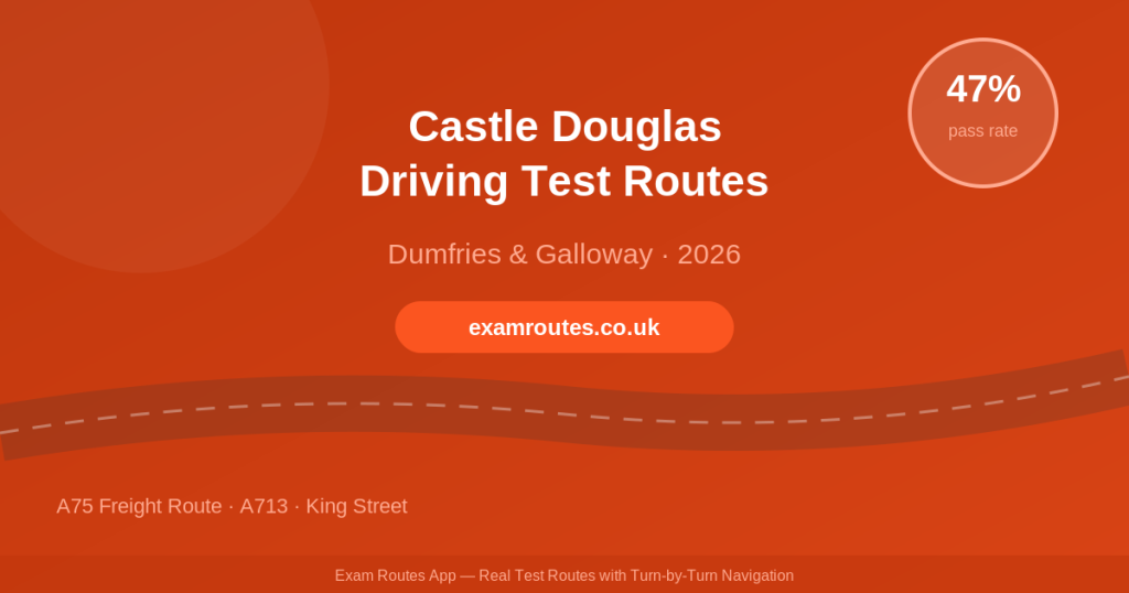 Castle Douglas driving test centre route guide 2026 featured image