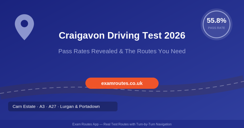 Craigavon Driving Test 2026 - Exam Routes