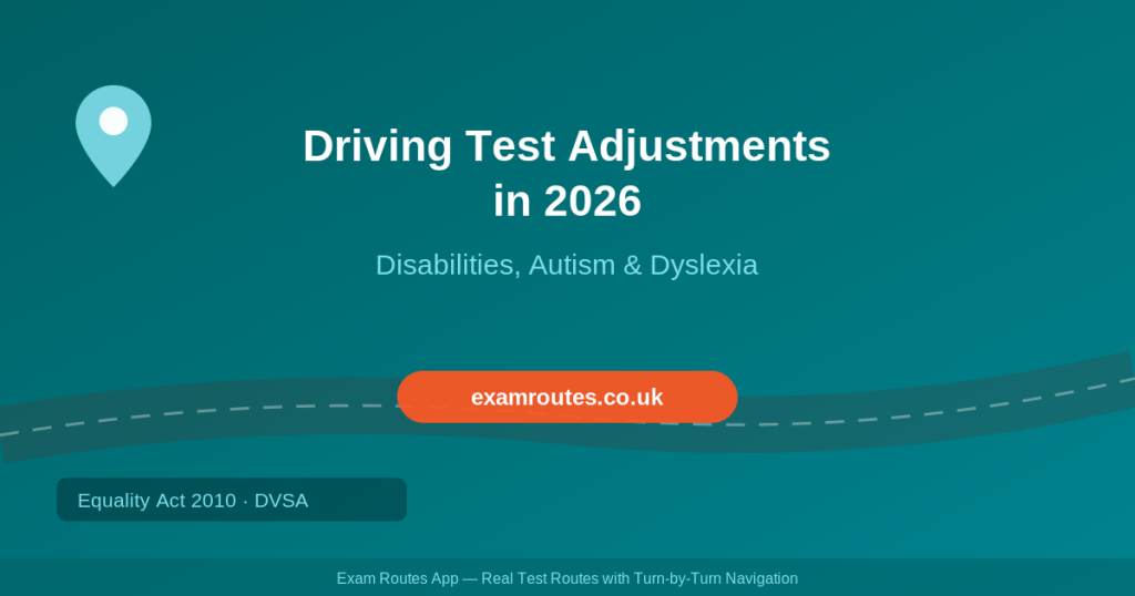 Driving Test Adjustments in 2026: How the DVSA Supports Learners with Disabilities, Autism and Dyslexia