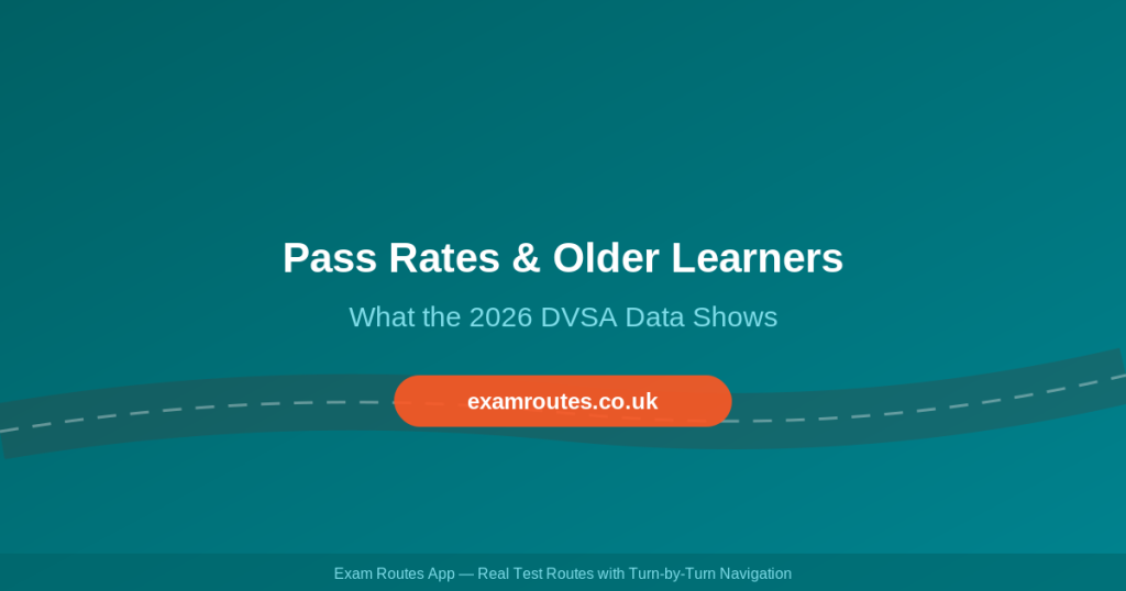 Driving test pass rates by age for older learners 2026 featured image
