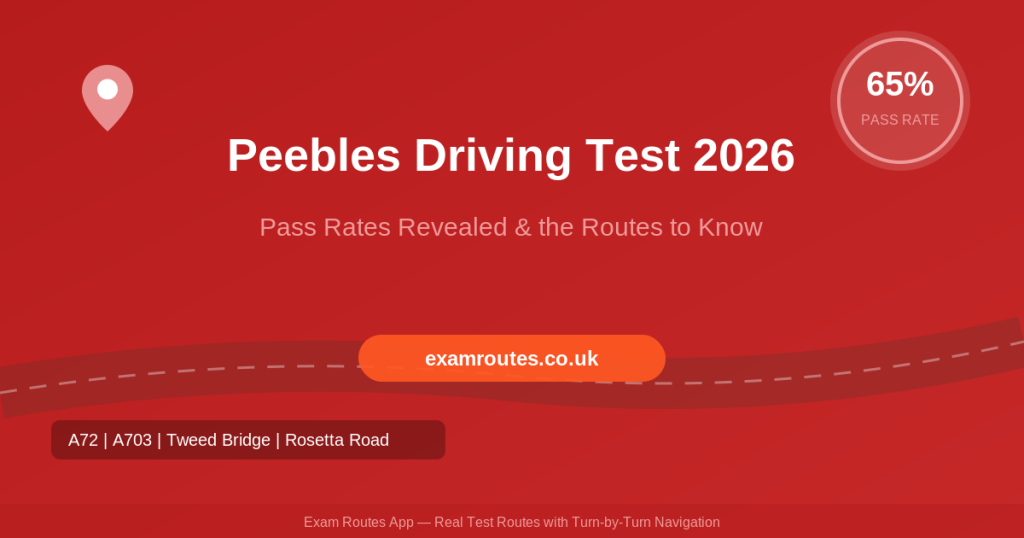 Peebles driving test centre 2026 route guide by Exam Routes