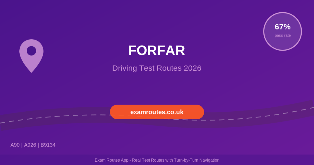 Forfar Driving Test 2026: Pass Rates Revealed - Plus the Routes You Need to Know