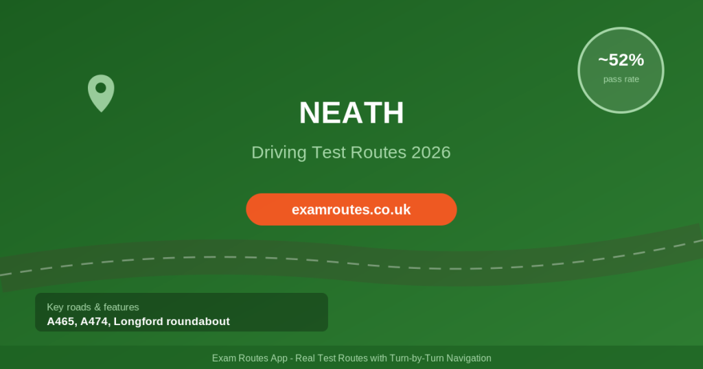 Neath driving test centre routes and tips 2026
