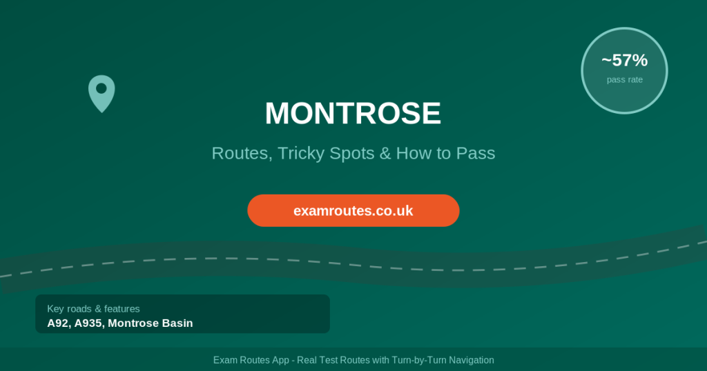 Montrose driving test centre routes and tips 2026
