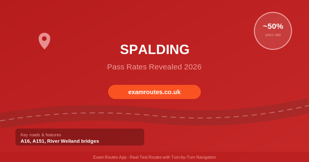 Spalding driving test centre routes and tips 2026