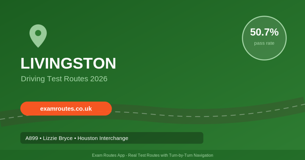 Livingston Driving Test 2026: Routes, Tricky Spots & How to Pass