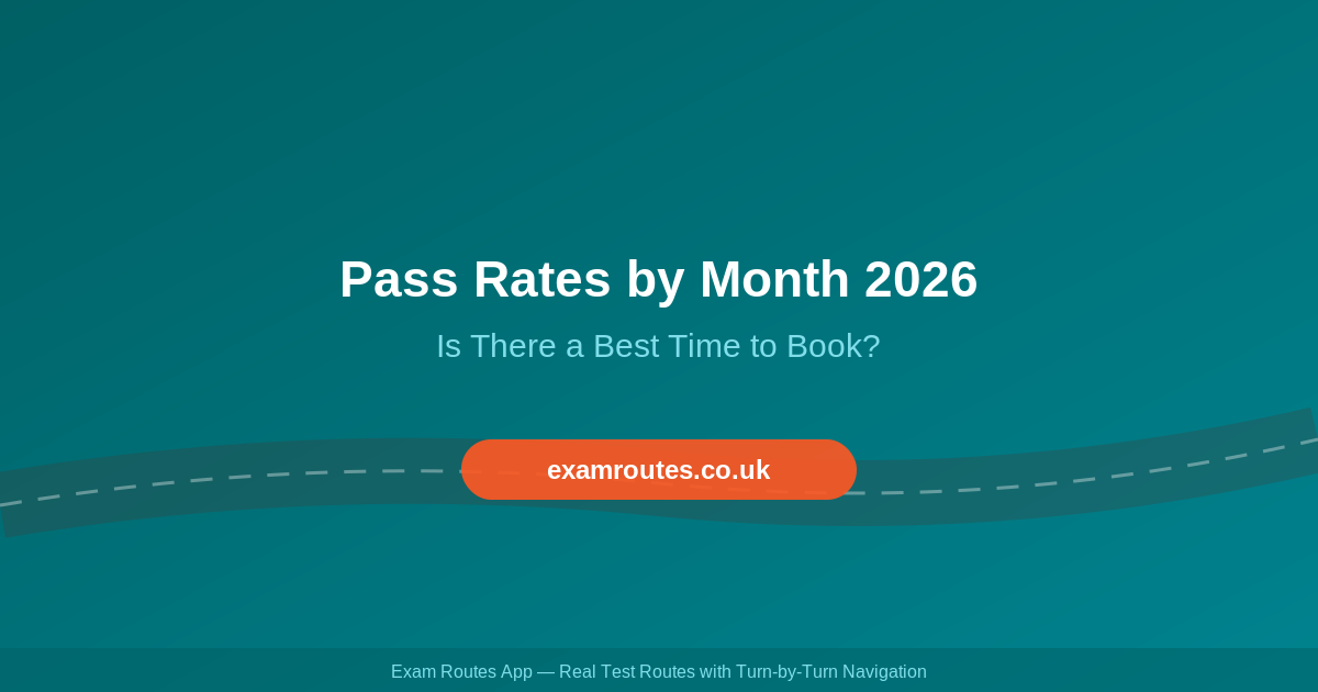 Driving Test Pass Rates by Month in 2026: Is There a Best Time of Year to Book?