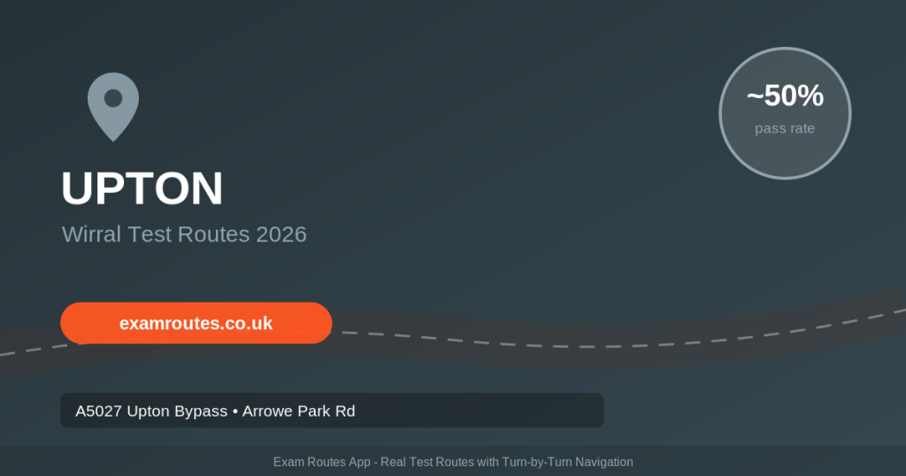 Upton (Wirral) Driving Test 2026: Routes, Tricky Spots & How to Prepare