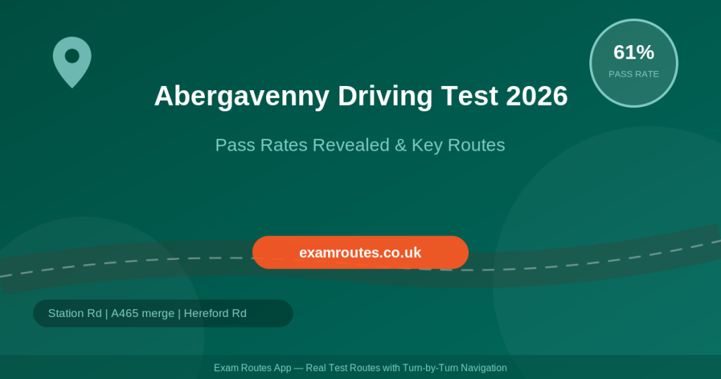 Abergavenny Driving Test 2026: Pass Rates Revealed - Plus the Routes You Need to Know