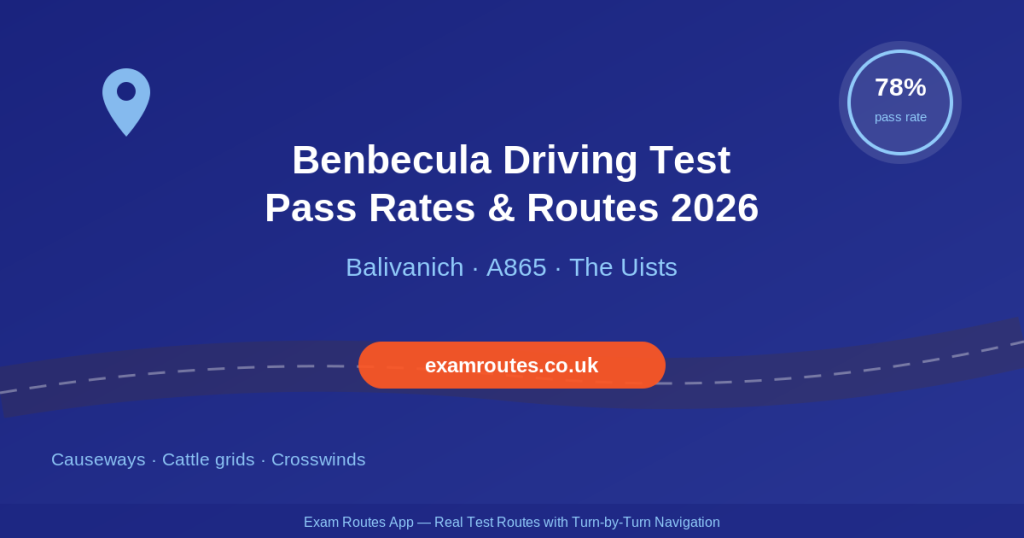 Benbecula Driving Test 2026: Pass Rates Revealed – Plus the Routes You Need to Know - Exam Routes featured image