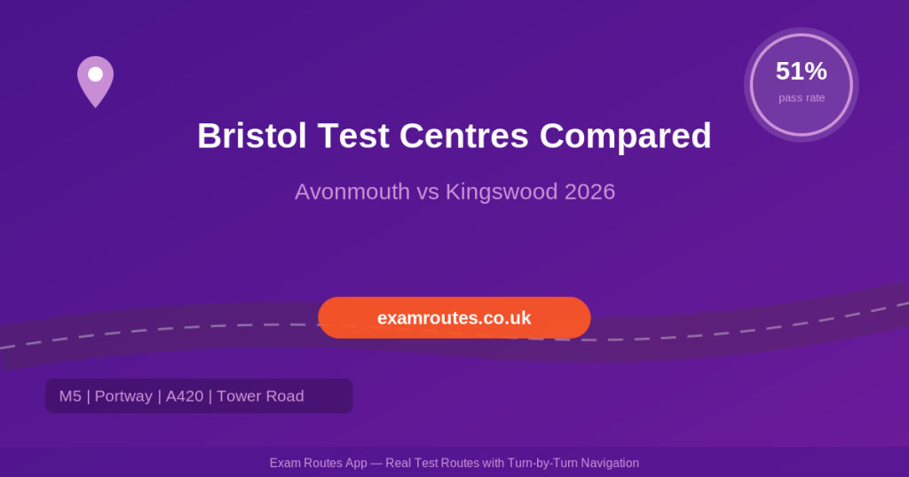 Bristol driving test centres compared Avonmouth and Kingswood 2026