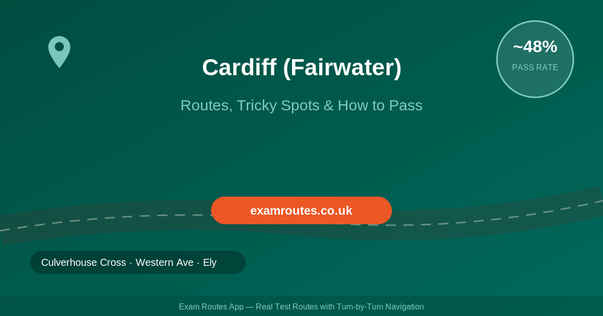 Cardiff (Fairwater) Driving Test 2026: Routes, Tricky Spots & How to Pass