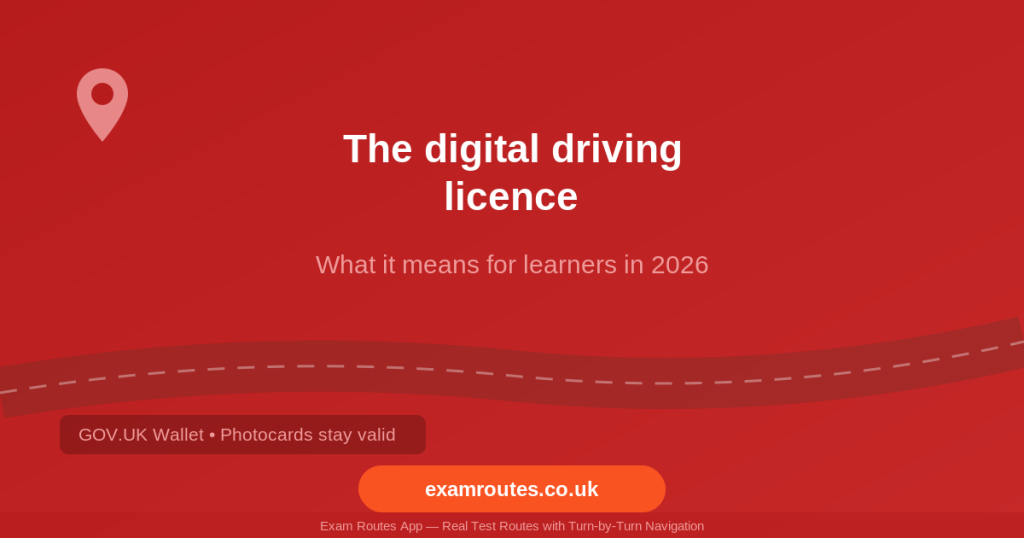 The digital driving licence - Exam Routes