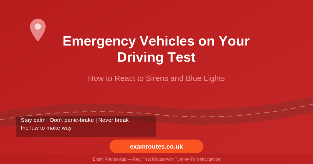 Emergency vehicles on your driving test 2026 featured image