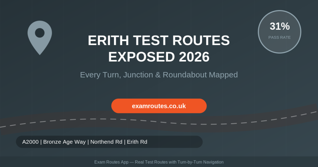 Erith Test Routes Exposed: Every Turn, Junction and Roundabout Mapped (2026) - Exam Routes App featured image