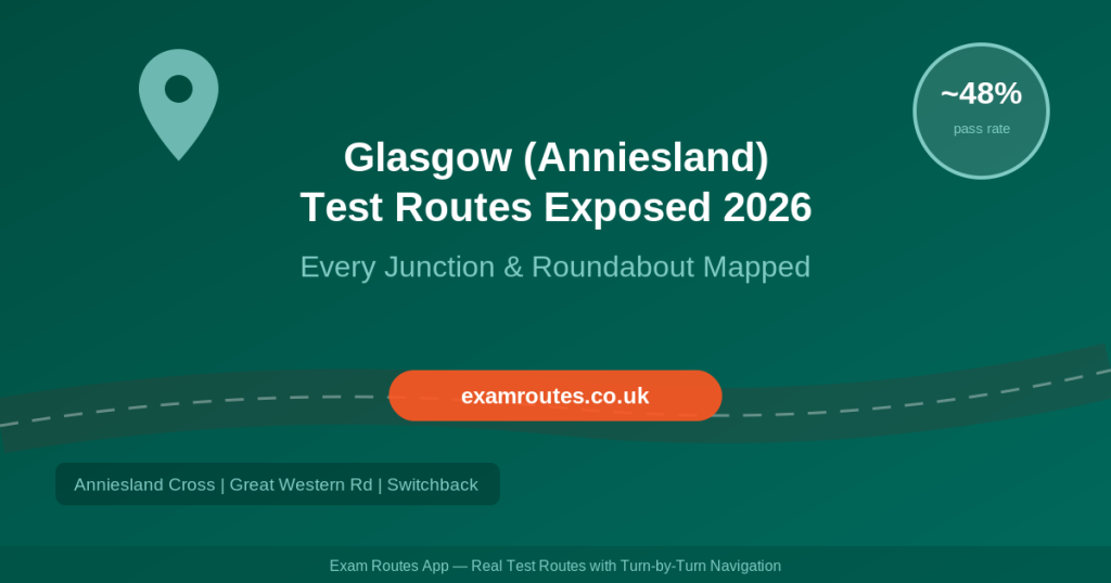 Glasgow (Anniesland) driving test routes 2026 featured image