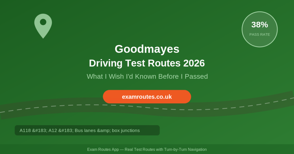 Goodmayes driving test centre 2026 featured image - Exam Routes